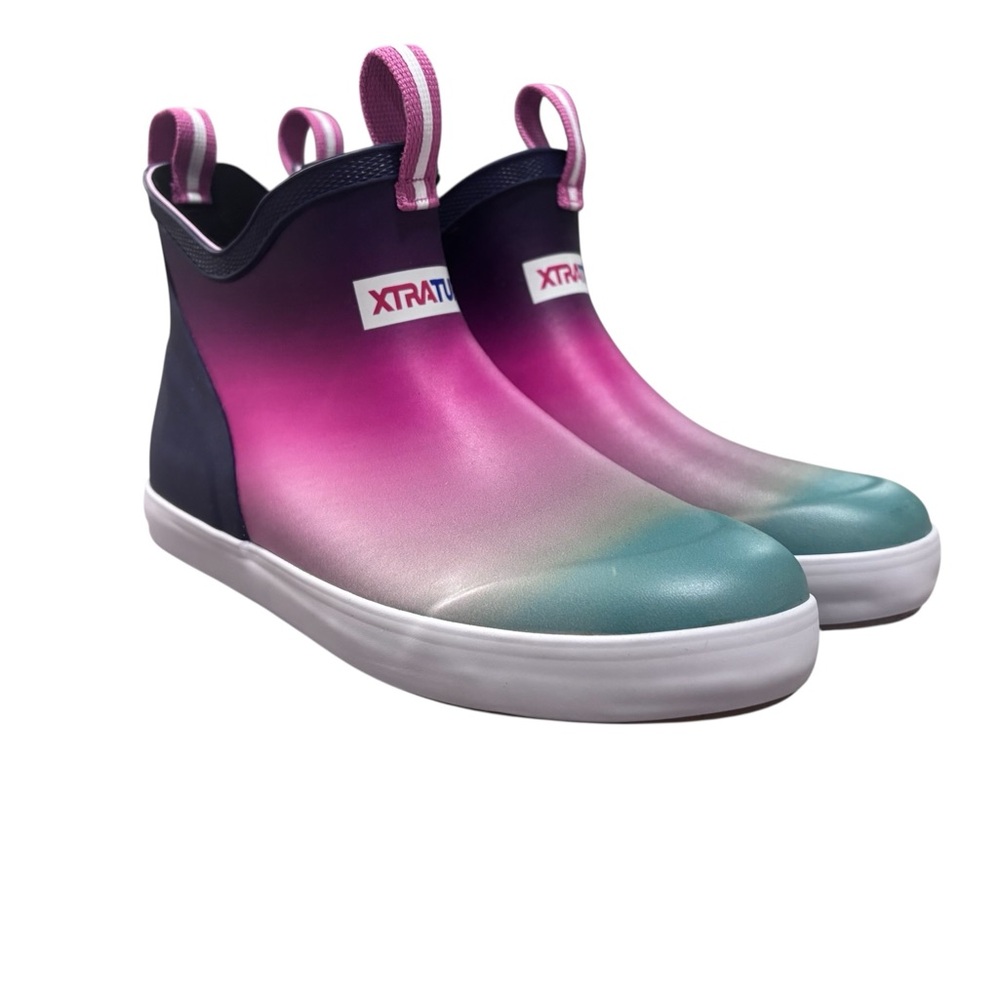 XTRATUF Kids Size 6 Waterproof Ankle Deck Boots Never Worn
